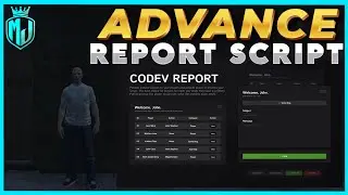 QB/ESX ADVANCE REPORT SCRIPT *FREE* | FiveM Roleplay Scripts | FiveM Tutorial 2024 | MJ DEVELOPMENT