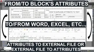 205 (EXPRESS TOOL)_BLOCK_EXPORT & IMPORT ATTRIBUTES DETAILS (ATTOUT & ATTIN) EXPRESS TOOL OPTIONS