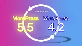 Понижение версии WordPress