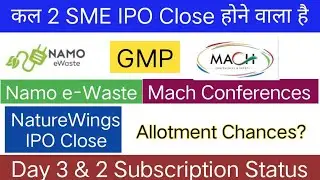 Mach Conferences And Events IPO | Namo e-Waste Management IPO | Subscription Status & GMP |