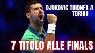 DJOKOVIC ANCORA RE DELLE FINALS - SINNER SCONFITTO IN 2 SET