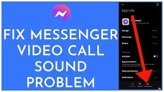 How to Fix Messenger Video Call Sound Problem || Messenger Sound Problem || 2022