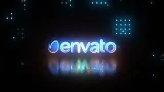 Glitch Neon Logo Intro - After Effects template