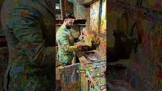 Das Zimmer dieses Kerls ist voller Farben 😳