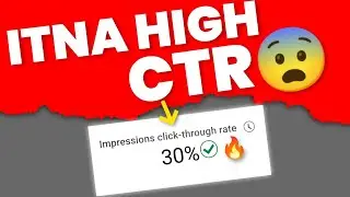 How to get 30% IMPRESSION CTR on YouTube (IN 2 STEPS) 🔥