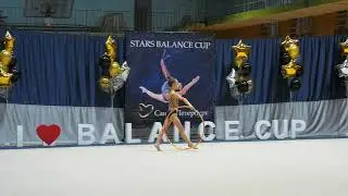 Balance Cup 2020, Третьякова Полина 2013 г.р., обруч