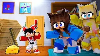 Um RATO em uma CASA DE GATAS no Minecraft ‹‹ P3DRU ››