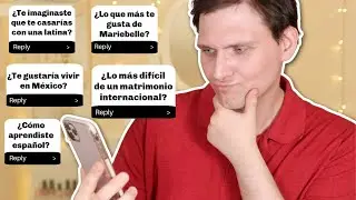 MI ESPOSO ALEMÁN RESPONDE SUS PREGUNTAS ¿TE IMAGINASTE CASADO CON UNA LATINA? | MARIEBELLE TV