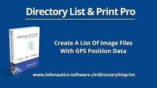 Create A List Of Images Files With GPS Position Data