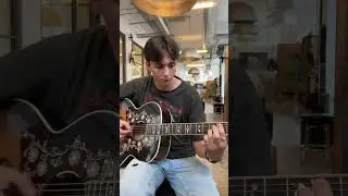 Playing Blackbird by The Beatles on an $8000 Gibson SJ200 at Gibson HQ! 