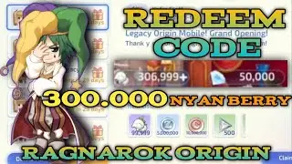 300.000 NYAN BERRY FREE !! CLAIM REDEEM CODE !! - LEGACY RAGNAROK ORIGIN PRIVATE SERVER