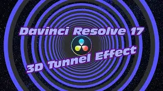 Davinci Resolve 3D Tunnel Fly Through Effect
