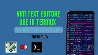 How to install and use VIM tex editor on termux/Mobile in bangla | Termux full course in Bangla!
