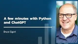 A few minutes with Python and ChatGPT