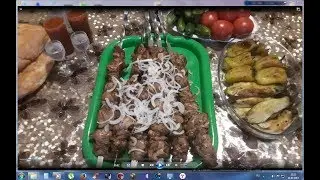 Шашлык из индейки по Кавказски.
