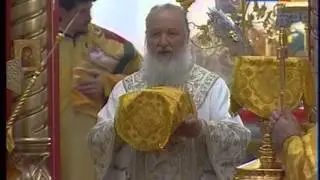 Трансляция богослужения Святейшего Патриарха Кирилла в Троице-Владимирском соборе г. Новосибирска