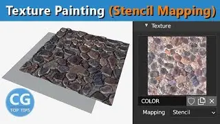 Texture Painting with Stencil in Blender