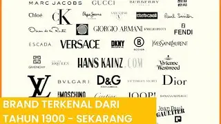 BRAND TERKENAL PALING POPULER DARI TAHUN 1900 Sampai 2019 - Anak Thrifting Wajib Tau!