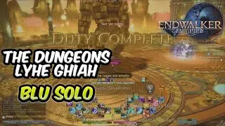 FF XIV The Dungeons of Lyhe Ghiah SOLO [BLUE MAGE]