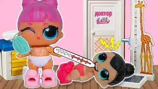 Приключения Перчинки Сахарок и Панки ! Куколка решила всех вылечить ! Видео про куклы лол