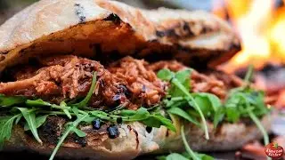Best Pulled Pork Sandwich! - Cooking in the Forest