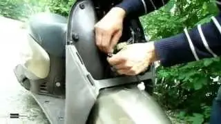 Как установить сигнализацию на скутеры Honda tact 51 и Honda dio 35