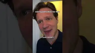 eating pancakes be like...