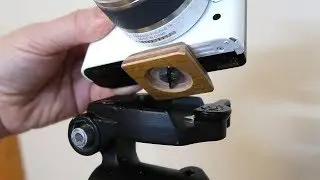 Making a camera quick release plate for a tripod