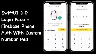 SwiftUI 2.0 Login Page With Firebase Phone Auth - Part 1: Designing - SwiftUI 2.0 Tutorials