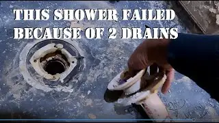 LEAK OF SHOWER FOUND !!!