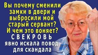 - Вы почему замки сменили? - СВЕКРОВЬ стояла у меня в прихожей и ОРАЛА, как потерпевшая