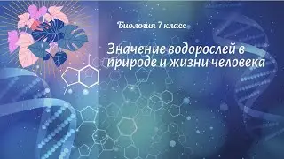 Биология 7 кл Пасечник $11 Значение водорослей в природе и жизни человека