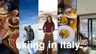 skiing in italy vlog