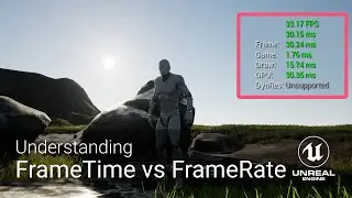 Frame Time vs Frame Rate - Lesson 1 - Unreal Engine Performance Profiling