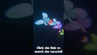 Procedural Butterfly Animation Blender 4.1  | Blender tutorial