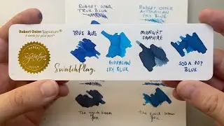 Got the blues? Four blue inks from Robert Oster