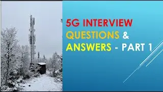 5G interview questions answers part 1 | 5g technology interview | 5G NR radio