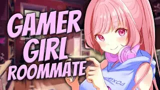 Cute Gamer Girl Roommate Confesses To You 🎮 | ASMR Roleplay