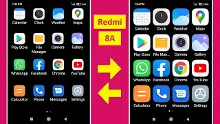How To Change App Icon Size In Redmi 8A