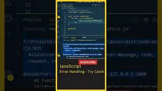 JavaScript in Telugu: Error Handling in JavaScript (Try, Catch) JavaScript Tutorial For Beginners,JS