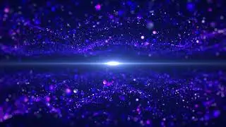 Particles Video Footage - Background Video Particle Wave  4K - No Copyright Video