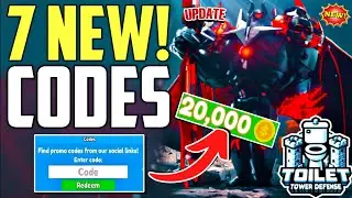 ⚠️UPDATE!⚡CODES⚠️TOILET TOWER DEFENSE ROBLOX CODES 2024 -TOILET TOWER DEFENSE CODES