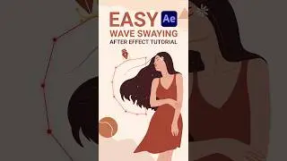 Easy Swaying Wave hair | After Effects |After Effects Tutorial 