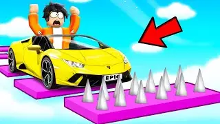 99999% Impossible Car Race Challenge In ROBLOX !!!