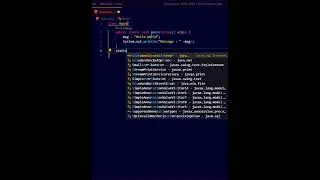 Declare variable at end of the program in Java 