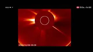 Солнечная активность 01.12.2022 - 31.12.2022 c2. Nasa soho. солнце. солнечные вспышки декабрь 2022.