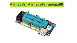 Собираем набор ATmega8, программатор для прошивки, AVR