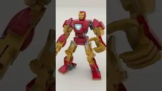 LEGO 76307 Iron Man Mech Speed Build 