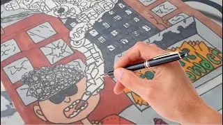 Smoking Doodles Drawing