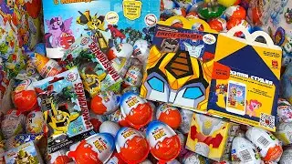Будни Коллекционера. Открываем Яйца Сюрпризы с Роботами. Unboxing New Surprise Eggs